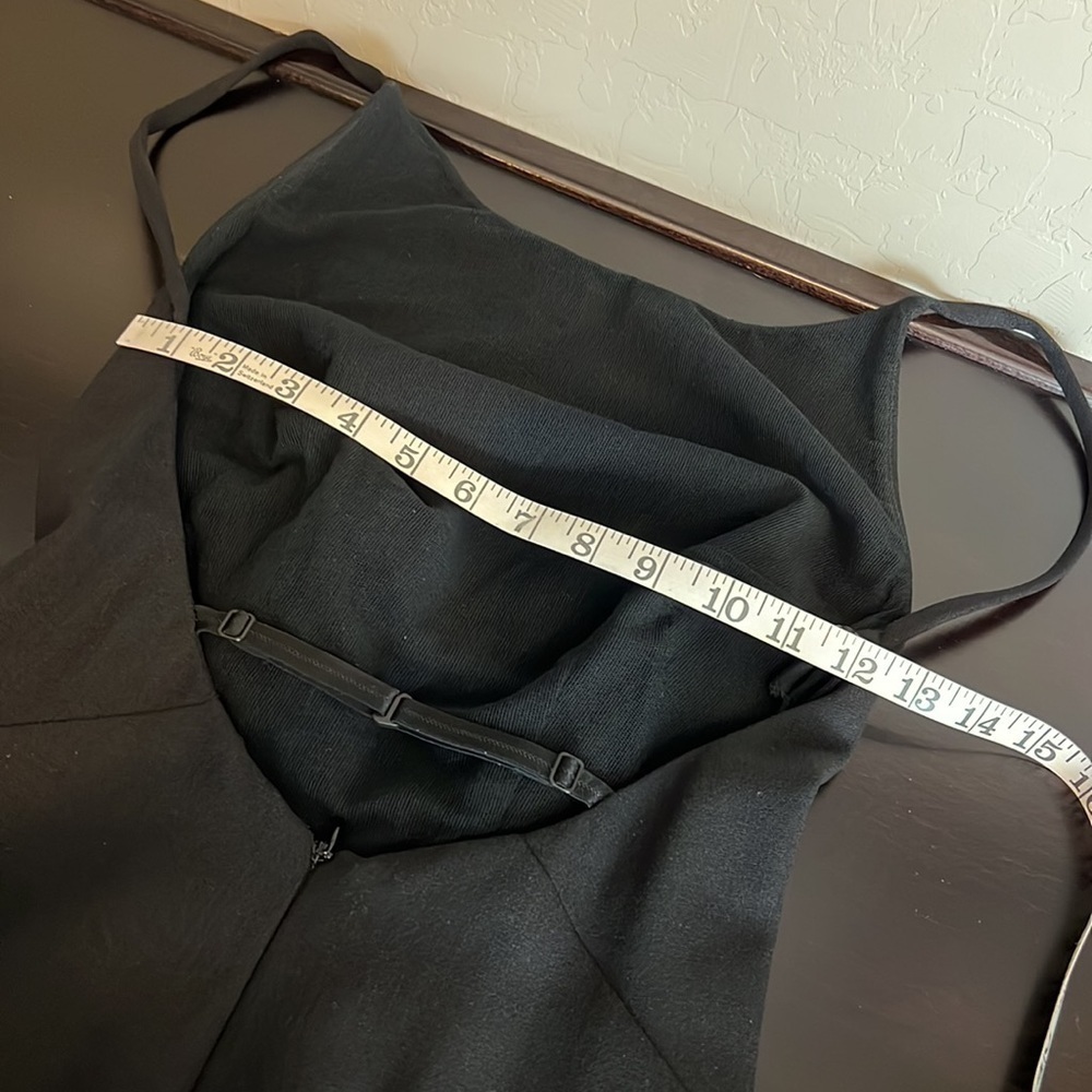 DOLCE&GABBANA 1998 VINTAGE BACKLESS MIDI TWEED DRESS, Black, size IT40/ US4 - Picture 11 of 17